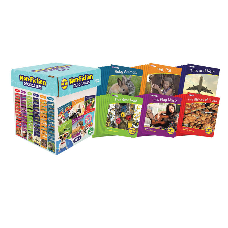 Letters & Sounds Non-Fiction Decodables Boxed Set, Set 2