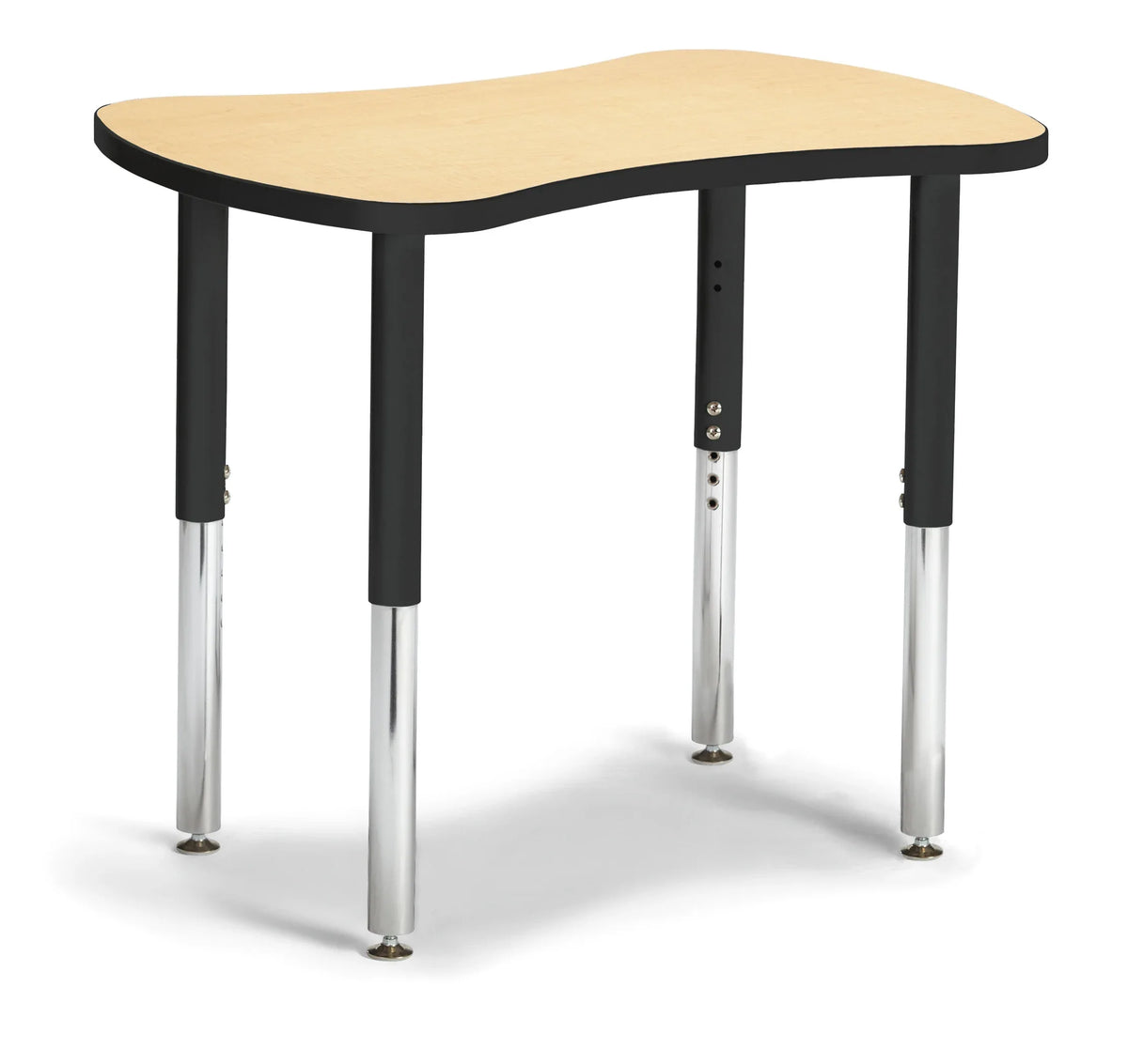 Berries® Collaborative Bowtie Table - 24" X 35" - Maple/Black