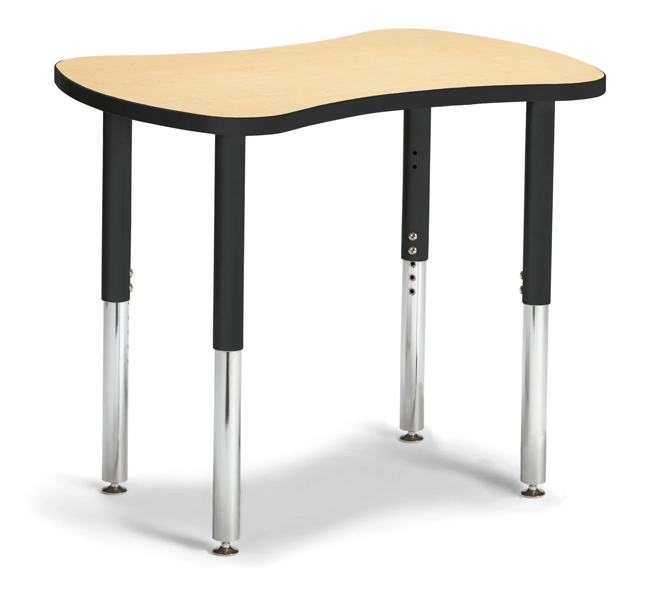 Berries® Collaborative Bowtie Table - 24" X 35" - Maple/Black