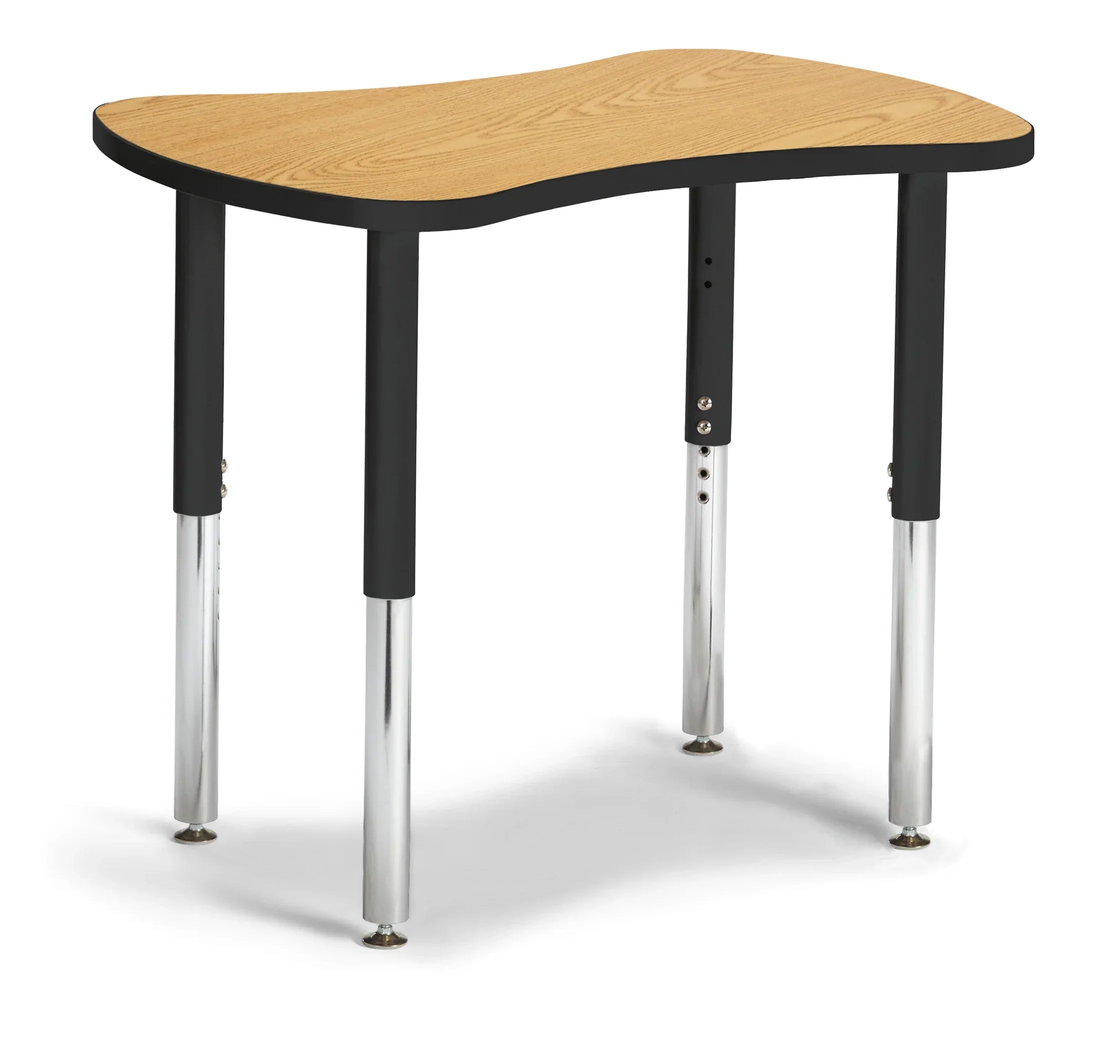 Berries® Collaborative Bowtie Table - 24" X 35" - Oak/Black