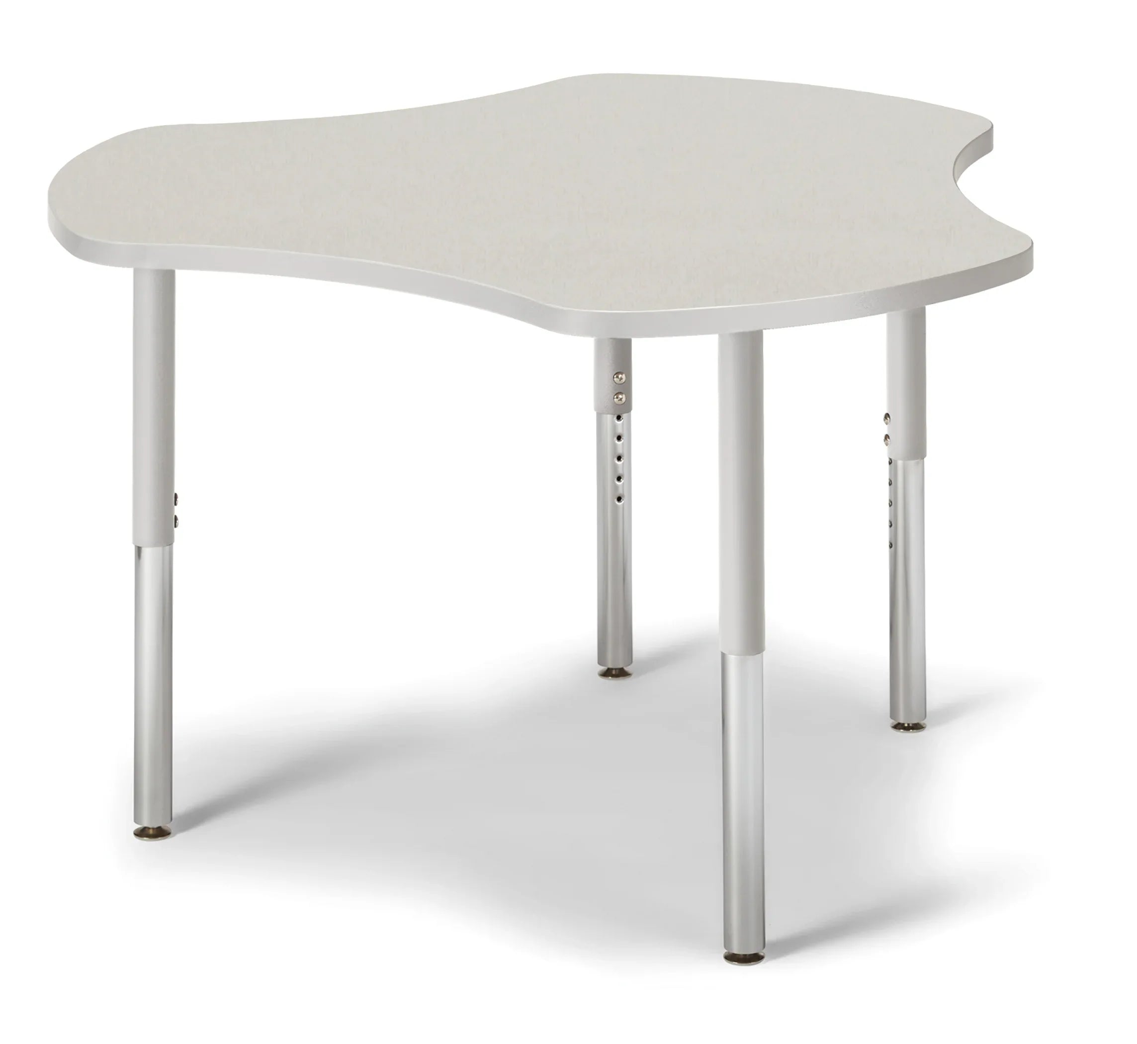 Berries® Collaborative Hub Table - 44" X 47" - Freckled Gray/Gray
