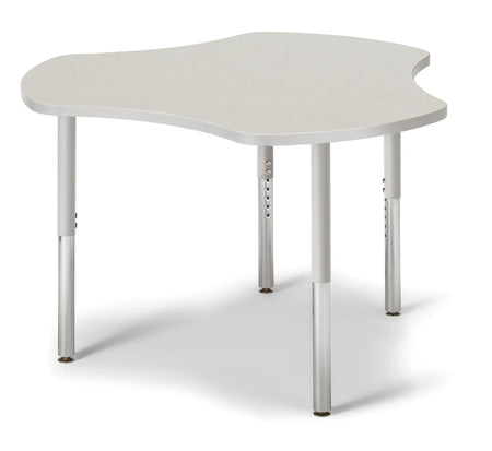 Berries® Collaborative Hub Table - 44" X 47" - Freckled Gray/Gray