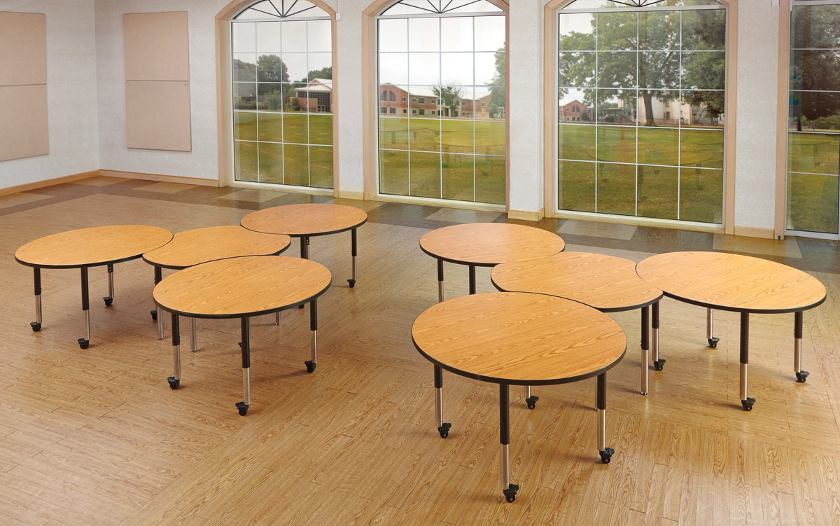 Berries® Collaborative Hub Table - 44" X 47" - Maple/Gray