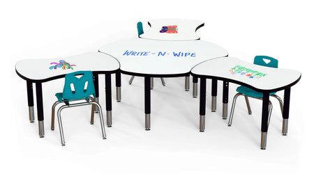Berries® Dry Erase Collaborative Bowtie Table