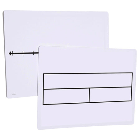 Write-On/Wipe-Off Part-Part-Whole/Number Line Mats, Pack of 10