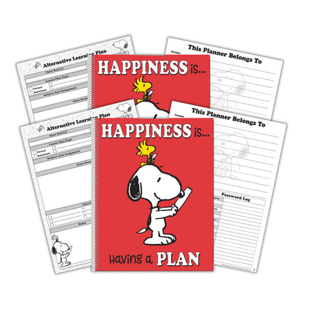 Peanuts&reg; Lesson Plan & Record Book, Pack of 2