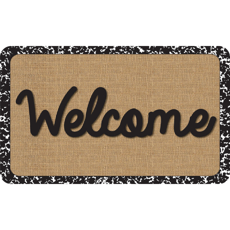 The Original Fun Mat&trade;, Welcome Mat, 18" x 30", Burlap Composition Welcome