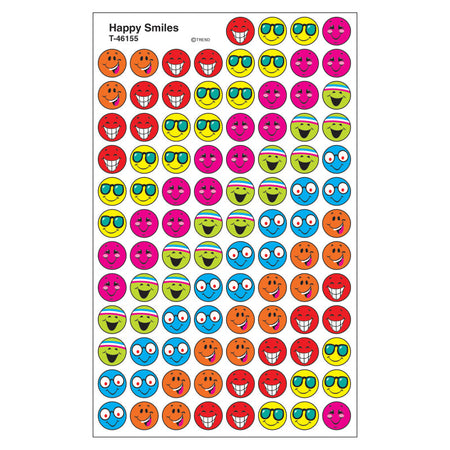 Happy Smiles superSpots&reg; Stickers, 800 ct
