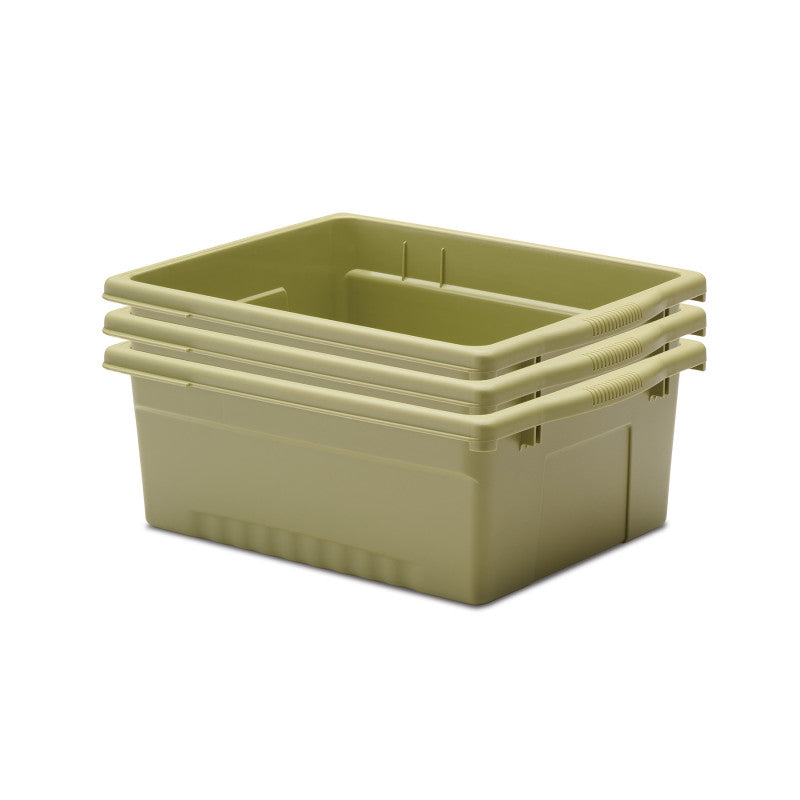 Sage Large Open Storage Tubs, Set of 3