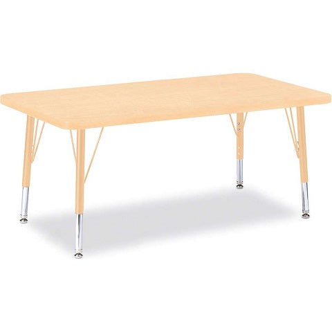 Berries® Rectangle Activity Table - 30" X 72", Adjustable height