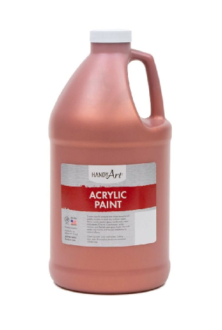 Handy Art Acrylic Metallic Paint 64OZ. Metallic Copper