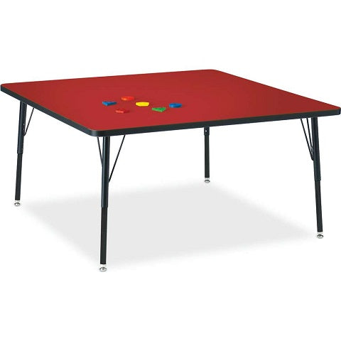 Berries® Square Activity Table - 48" X 48", Adjustable height