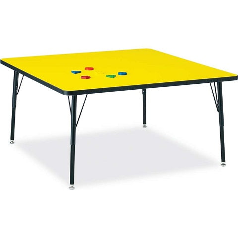 Berries® Square Activity Table - 48" X 48", Adjustable height