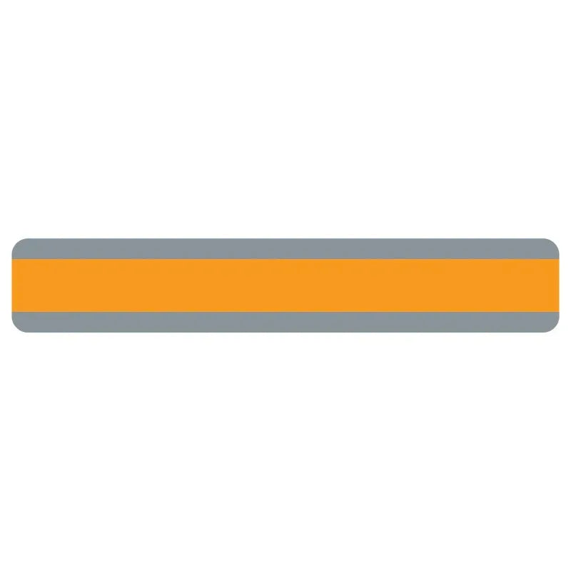 Double Wide Sentence Strip Reading Guide, 1-1/4" x 7-1/4", Orange