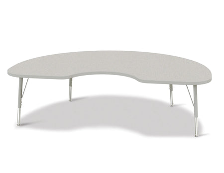 Berries® Kidney Activity Table - 48" X 72", E-height - Freckled Gray/Gray/Gray