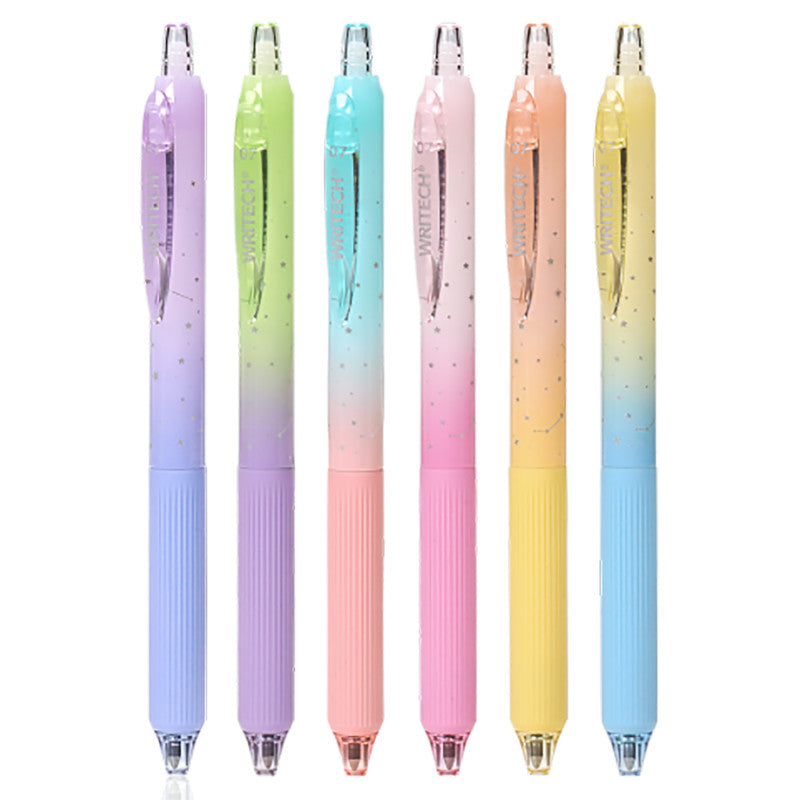 Nebula Retractable Gel Pens, Black Ink, 4 Count