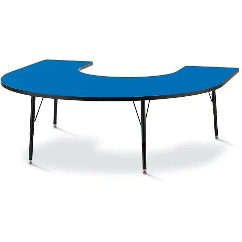 Berries® Horseshoe Activity Table - 60" X 60", Adjustable height