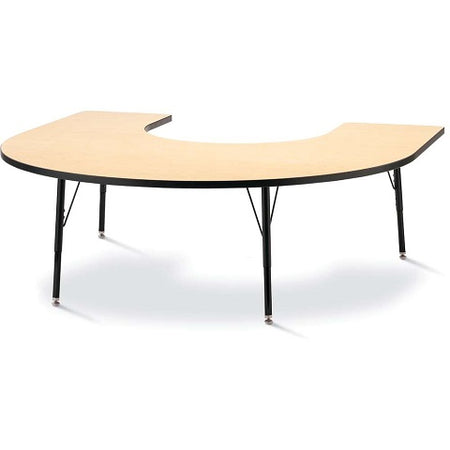 Berries® Horseshoe Activity Table - 60" X 60", Adjustable height