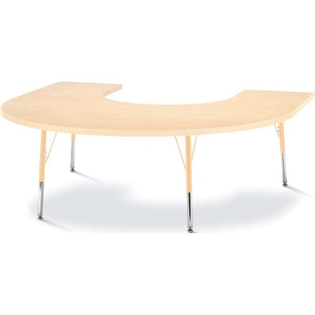 Berries® Horseshoe Activity Table - 60" X 60", Adjustable height