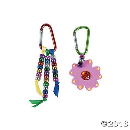 Colorful Keychain Carabiner Clips - 50/pkg.