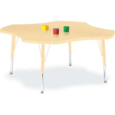Berries® Four Leaf Activity Table - 48", Adjustable height
