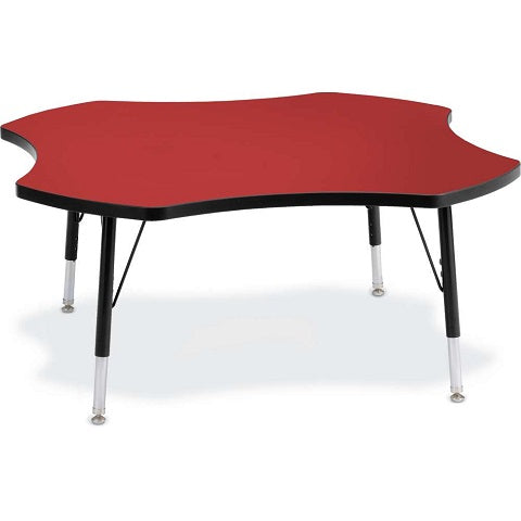 Berries® Four Leaf Activity Table - 48", Adjustable height