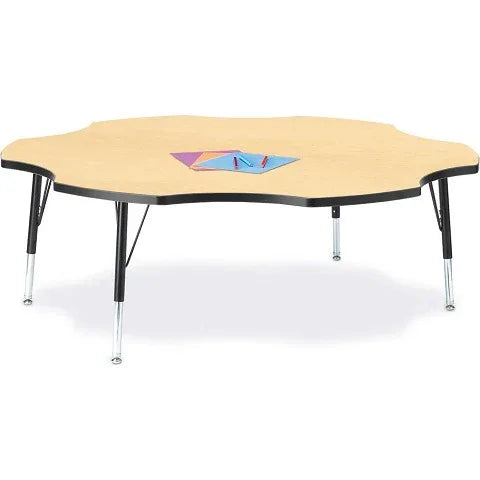 Berries® Four Leaf Activity Table - 60", Adjustable height
