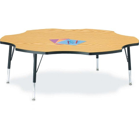 Berries® Four Leaf Activity Table - 60", Adjustable height