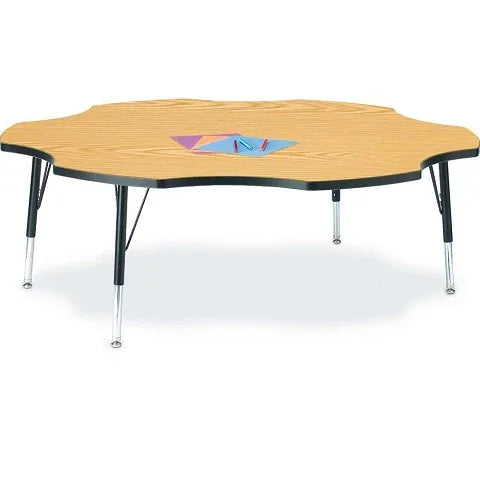 Berries® Four Leaf Activity Table - 60", Adjustable height
