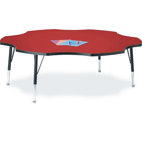 Berries® Four Leaf Activity Table - 60", Adjustable height