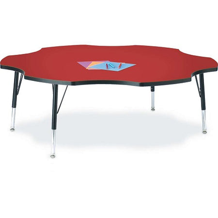 Berries® Four Leaf Activity Table - 60", Adjustable height