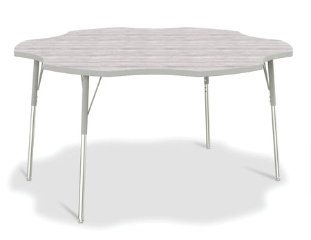 Berries® Six Leaf Activity Table - A-height - Driftwood Gray/Gray/Gray