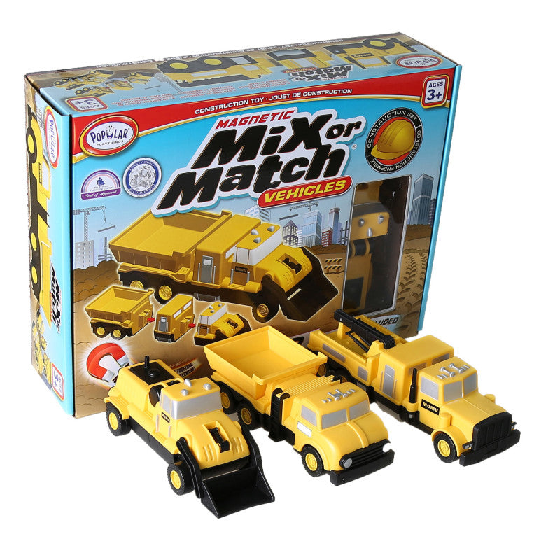 Magnetic Mix or Match&reg; Vehicles, Construction