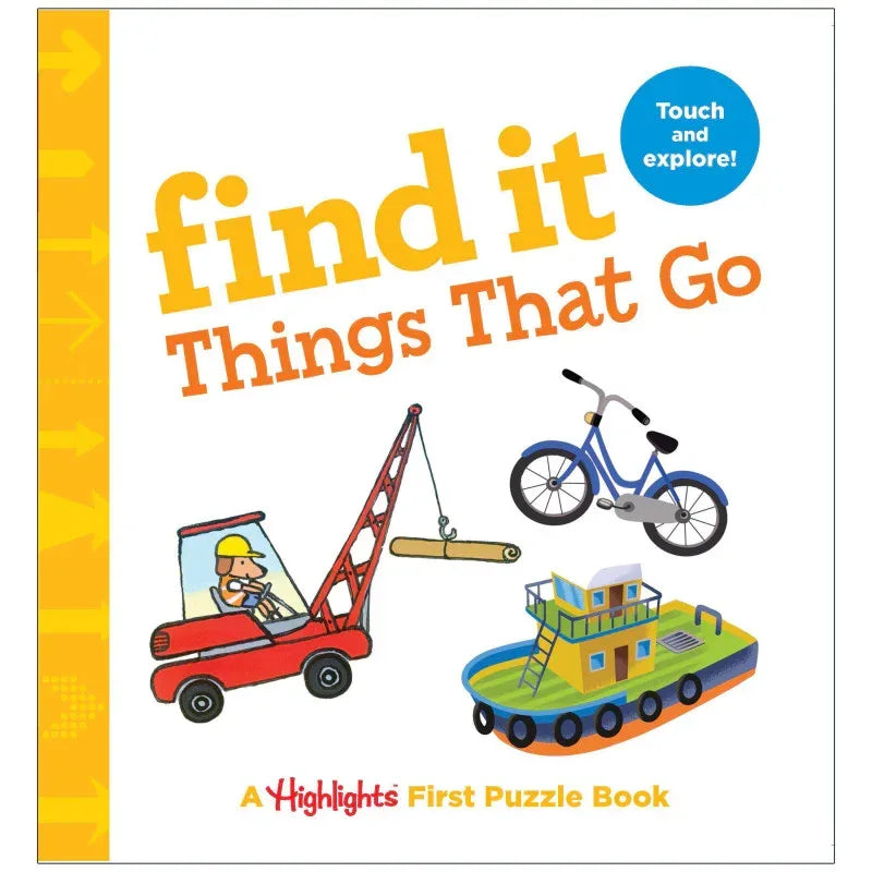 Find It Things That Go Board Book