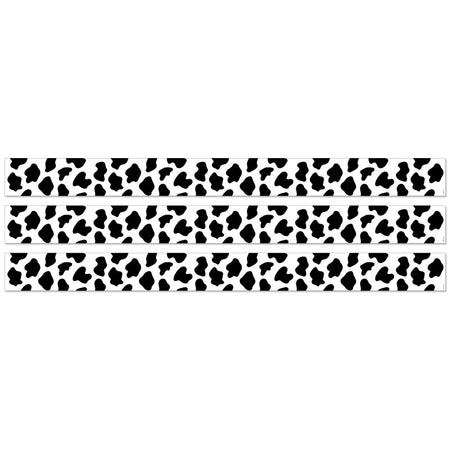 Cow Print EZ Border, 48 Feet Per Pack, 3 Packs