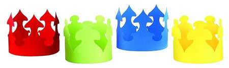 Hygloss Bright Tag Assorted Colors Creative Crowns Pack Of 24