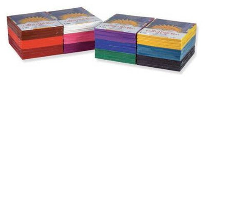 Pacon SOLID COLOR Construction Paper by the Case - 9" x 12" - case OF 48 PKGS. SOLID COLORS