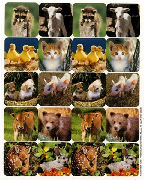 Eureka Baby Animals Theme Stickers (655027)