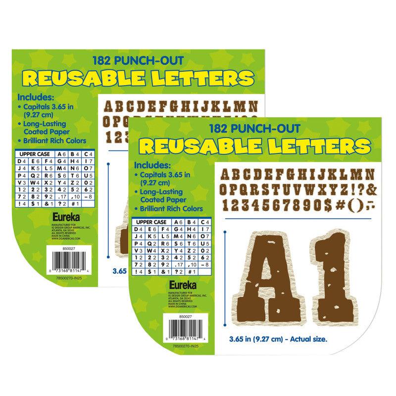 Wild Wild Classroom Deco Letters, 181 Characters Per Pack, 2 Packs ...