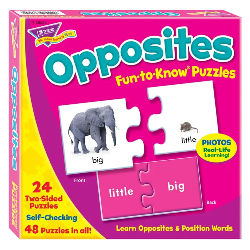 Opposites Fun-to-KnowÂ® Puzzles