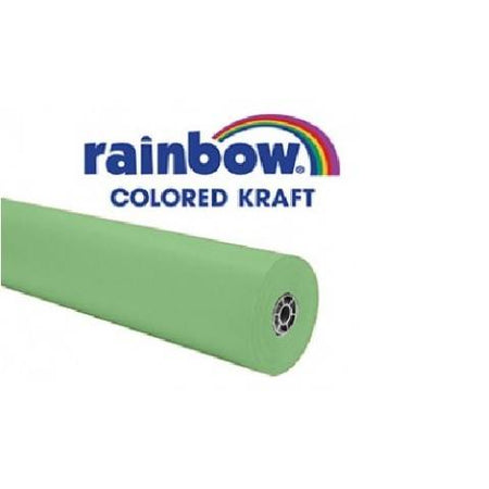 Pacon Rainbow® Colored Kraft Duo-Finish® Paper, 36" x 100' w/Storage Box - Lite Green