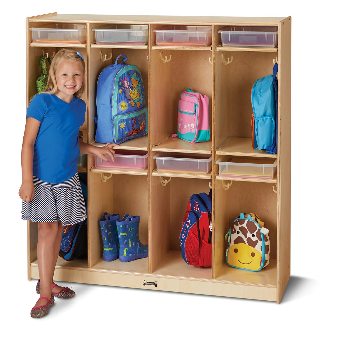 Jonti-Craft® Take Home Center – 8 Section – with Clear Paper-Trays