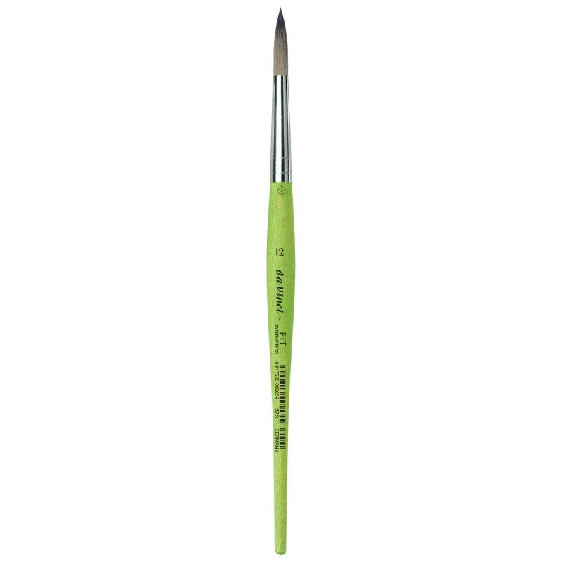 FIT Synthetics Student Brush, Synthetic, Acrylic & Tempera, Round, Series 373, Size 12