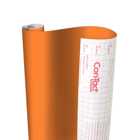 Creative Covering&trade; Adhesive Covering, Orange, 18" x 50 ft