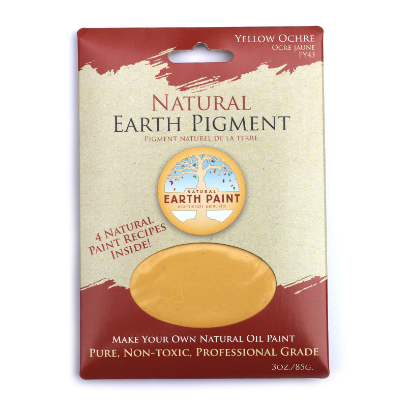 Earth & Mineral Pigment, Yellow Ochre, 3 oz