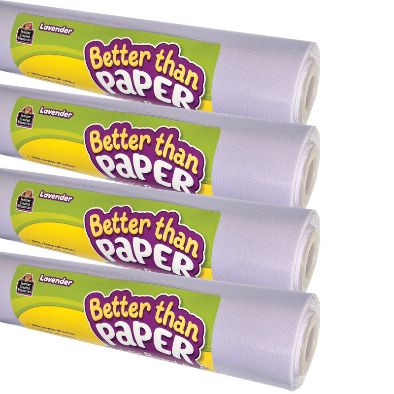 Better Than Paper&reg; Bulletin Board Roll, Lavender, 4-Pack