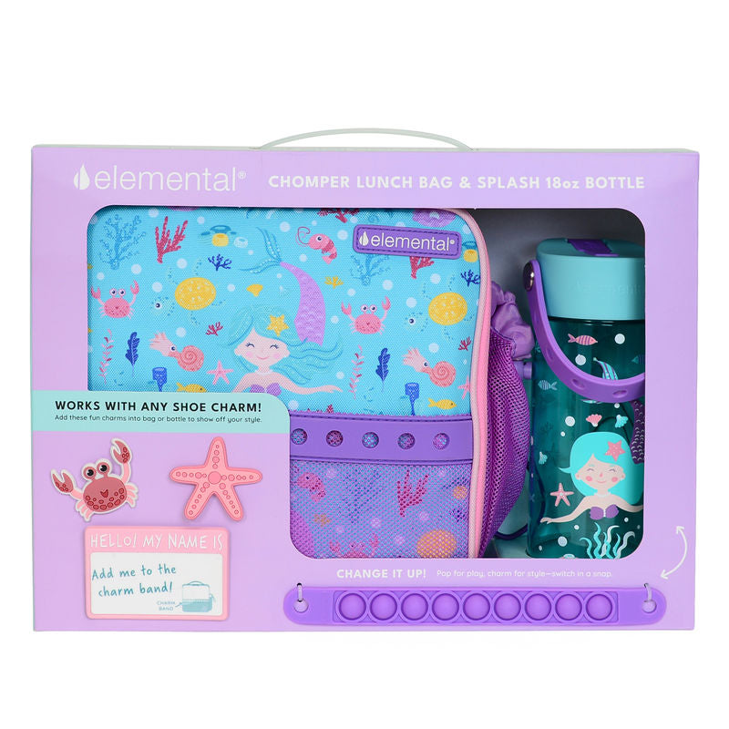 Kids Lunch Bag Combo Pack - Mermaid