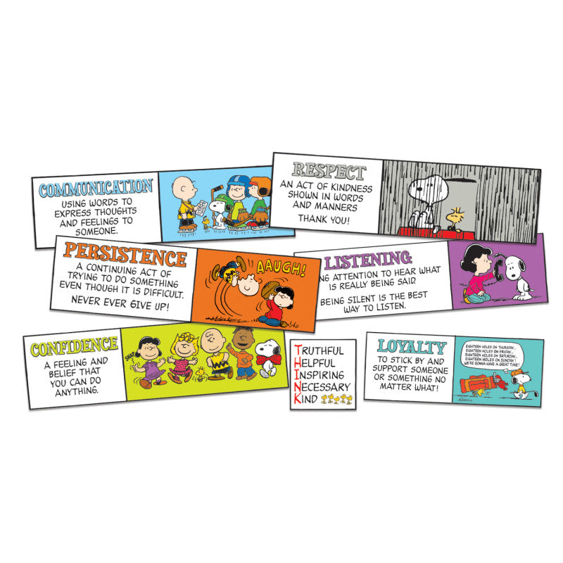 Peanuts&reg; Character Building Mini Bulletin Board Set