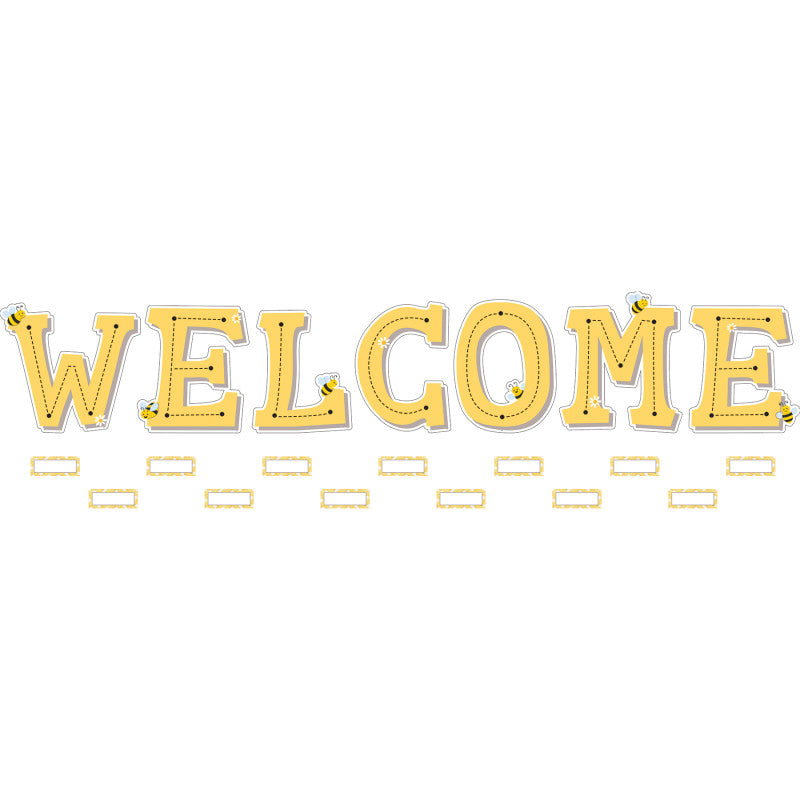 Buzzing Bees Welcome Bulletin Board Set, 55 Pieces