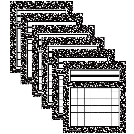 Cool for School Composition Incentive Charts, 36 Per Pack, 6 Packs